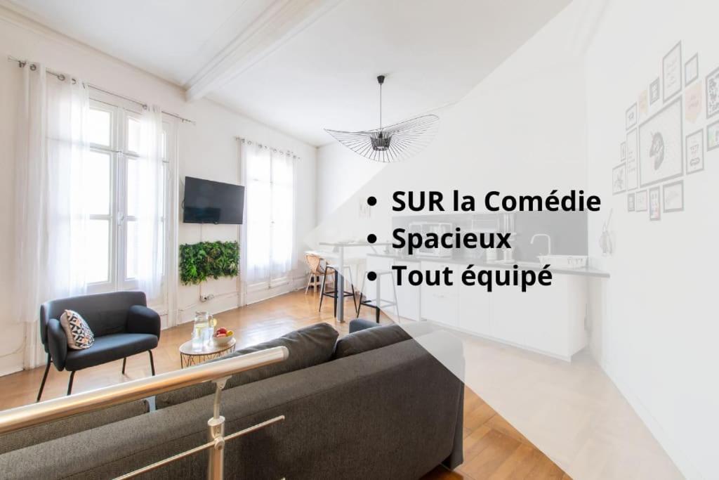 Grand Studio Sur La Comedie Montpellier Extérieur photo
